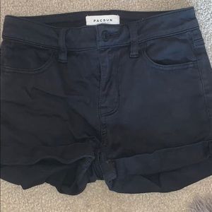 Pacsun black jeans/jeggings shorts